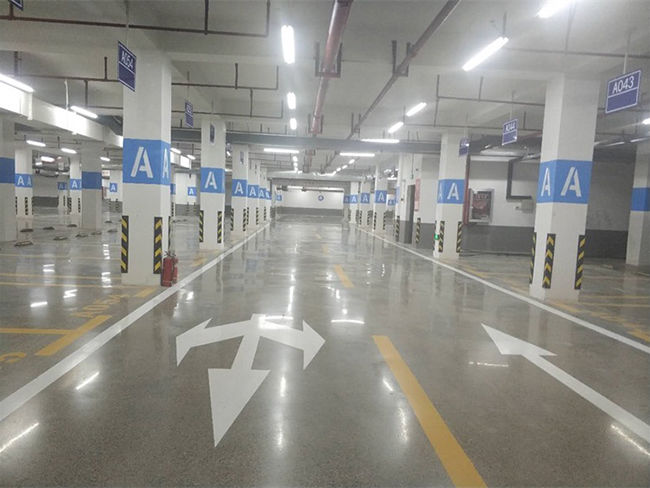 徐州保利鑫城地下停车场密封固化地坪项目